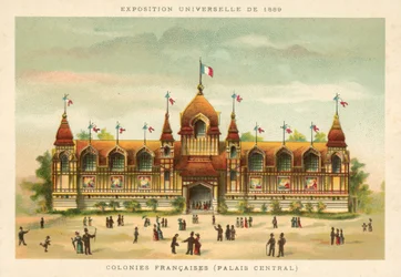 Französische Kolonien (Zentralpalast), Weltausstellung 1889, Paris